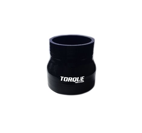 Torque Solution Transition Silicone Coupler: 2.5 inch to 3 inch Black Universal