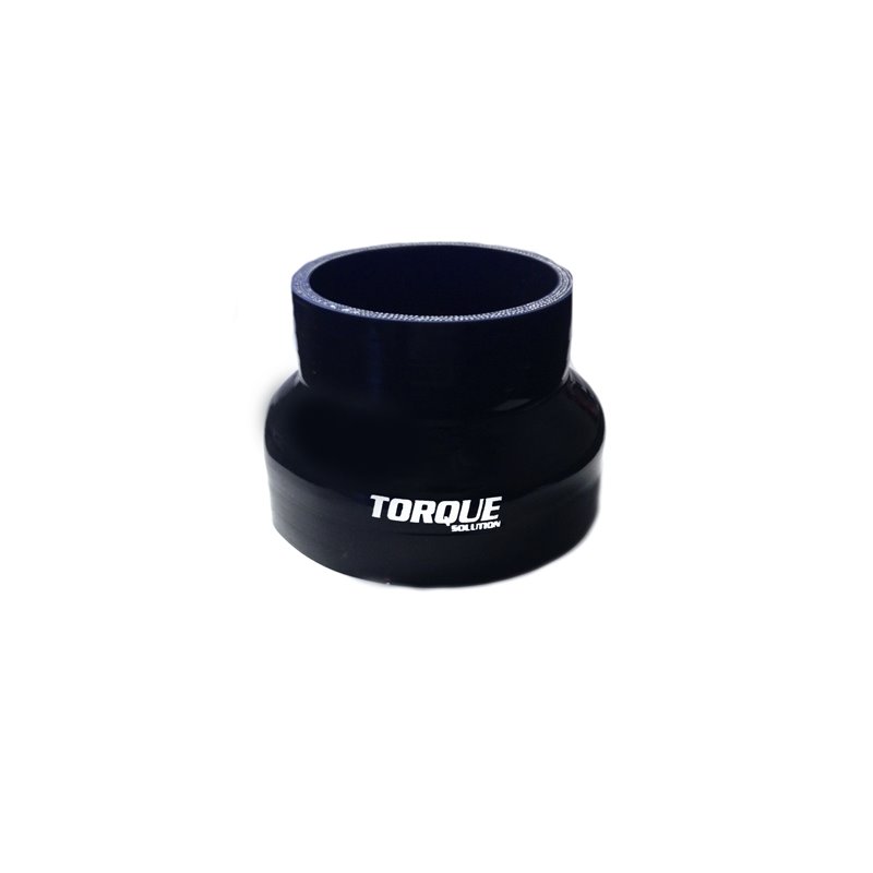 Torque Solution Transition Silicone Coupler: 3 inch to 4 inch Black Universal