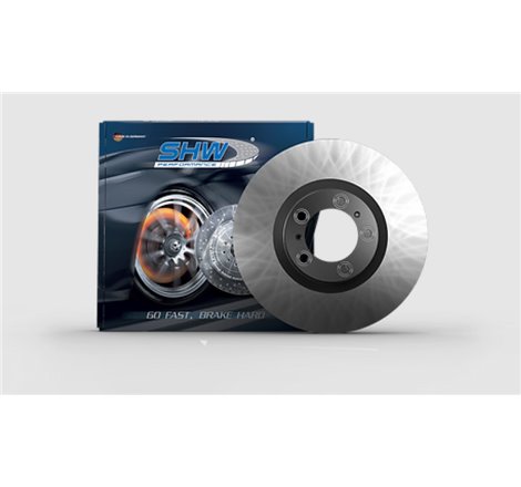 SHW 10-12 Audi S4 3.0L w/345mm Rotors/TRW-Girling Brakes Front Smooth Monobloc Brake Rotor