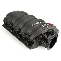 FAST LSXR 102MM Rect Port Intake Manifold - Black w/ 102MM Big Mouth Billet Throttle Body (Kit)