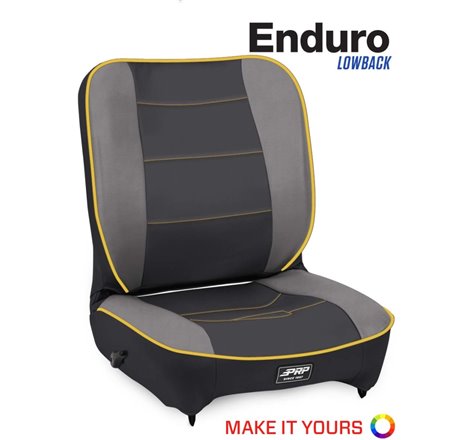 PRP Enduro Low Back Reclining/Extra Wide Suspension Seat (Passenger Side)