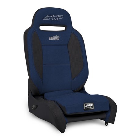 PRP Enduro Elite Reclining Suspension Seat (Driver Side) - Blue/Black
