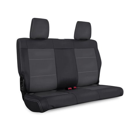 PRP 11-12 Jeep Wrangler JKU Rear Seat Cover/4 door - Black/Grey