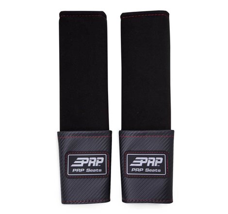 PRP Seatbelt Pads w/Pocket - Red Trim