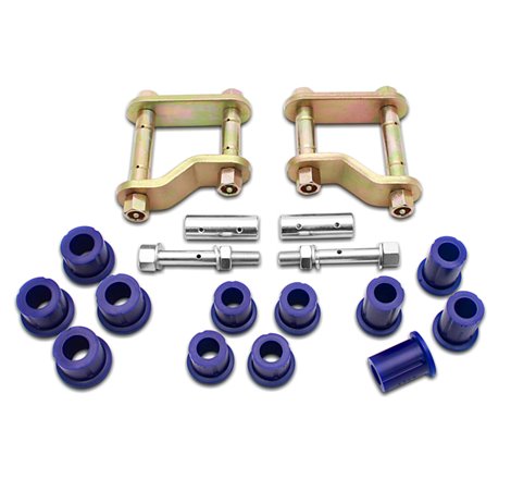 SuperPro 2005 Nissan Frontier LE Rear Greasable Shackle and Bushing Kit