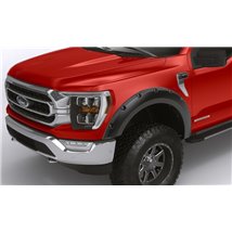 Lund 21-22 Ford F-150 (Excl. Lightning) RX-Rivet Style Smooth Fender Flares - Black (2 Pc. Front)