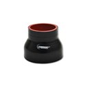 Vibrant Silicone Reducer Coupler 1.25in ID x 2.00in ID x 3.00in Long - Black