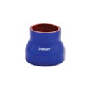 Vibrant Silicone Reducer Coupler 4.00in ID x 3.50in ID x 4.50in Long - Blue
