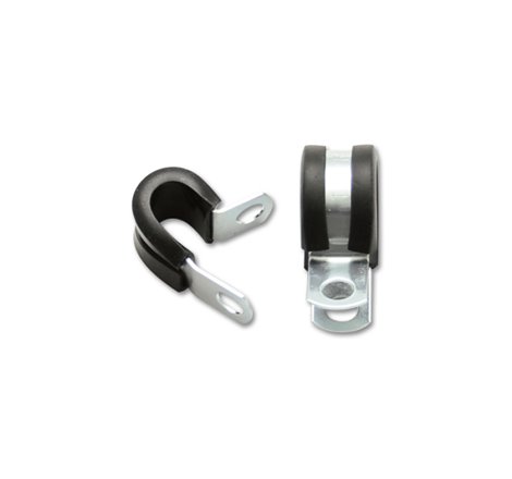 Vibrant Stainless Steel Cushion P-Clamp for 0.3125in OD Hose (10 Pack)
