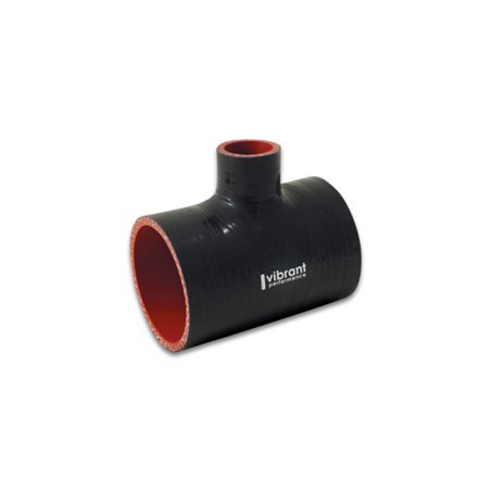 Vibrant Silicone T-Hose Coupler Hose ID 2.50in Overall Length 4in Branch ID 1.50in