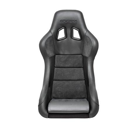 Sparco Seat QRT Performance Leather/Alcantara Black (Must Use Side Mount 600QRT)