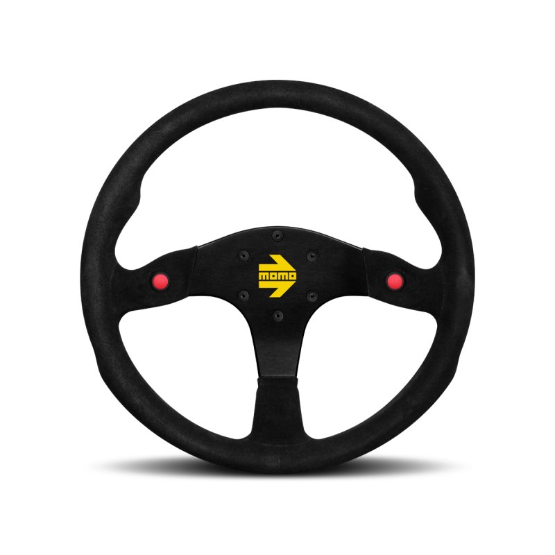 Momo MOD80 Steering Wheel 350 mm -  Black Suede/Black Spokes