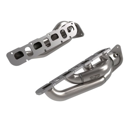 aFe 21-22 Jeep Wrangler 392 Twisted Steel Header 1-7/8 IN to 2-3/4 IN 304 w/ Raw Finish