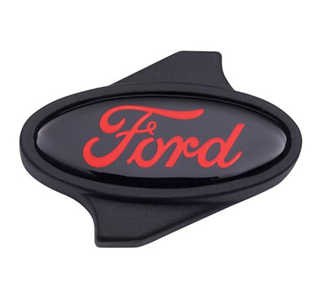 Ford Racing Air Cleaner Nut w/ Red Ford Logo - Black