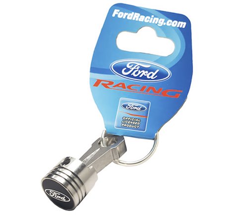 Ford Racing Piston and Rod Key Chain/w Ford Oval