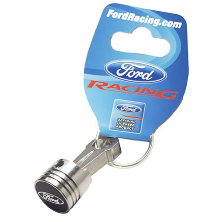 Ford Racing Piston and Rod Key Chain/w Ford Oval