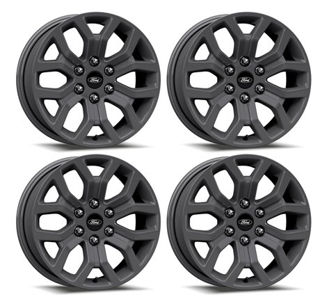 Ford Racing 15-22 F-150 18x7.5in Matte Gray Wheel Kit