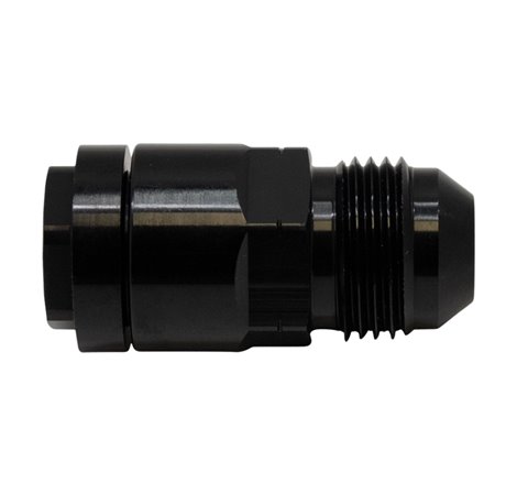 DeatschWerks 8AN Male Flare to 3/8in Female EFI Quick Connect Adapter - Anodized DW Titanium