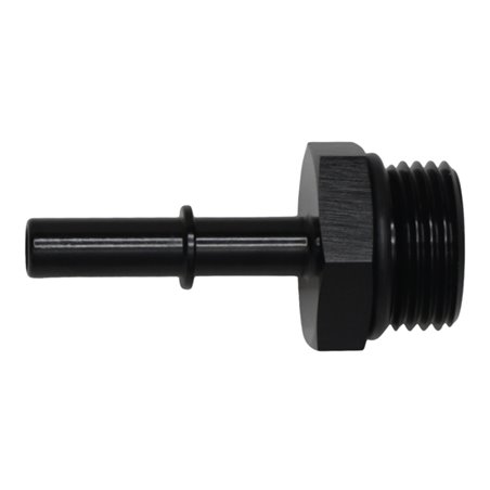 DeatschWerks 10AN ORB Male to 5/16in Male EFI Quick Connect Adapter - Anodized Matte Black