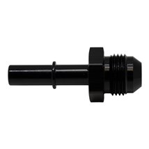 DeatschWerks 8AN Male Flare to 3/8in Male EFI Quick Connect Adapter - Anodized Matte Black