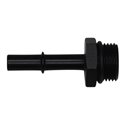 DeatschWerks 10AN ORB Male to 3/8in Male EFI Quick Connect Adapter - Anodized Matte Black