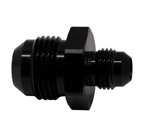 DeatschWerks 10AN Male Flare to 6AN Male Flare Reducer Straight - Anodized Matte Black