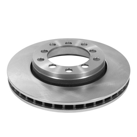 Yukon Gear Front Double Drilled Brake Rotor For Jeep Wrangler 5 X 55in Spin-Free Kit