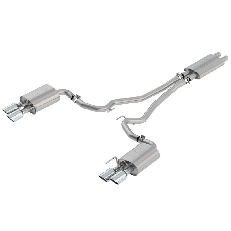 Borla 2018-2022 Ford Mustang GT Cat-Back Exhaust System Touring- Rolled Polished Tips