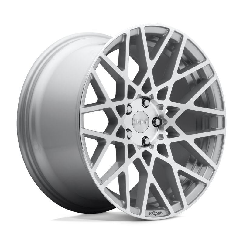 Rotiform R110 BLQ Wheel 18x8.5 5x120 35 Offset - Gloss Silver Machined