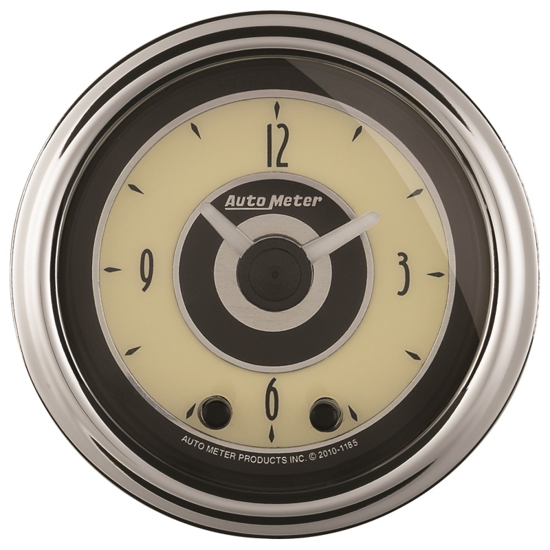 AutoMeter Gauge Clock 2-1/16in. 12HR Analog Cruiser Ad