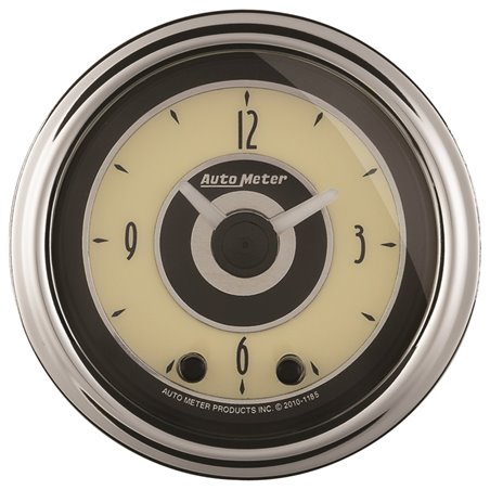 AutoMeter Gauge Clock 2-1/16in. 12HR Analog Cruiser Ad