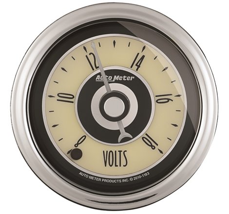 AutoMeter Gauge Voltmeter 2-1/16in. 18V Digital Stepper Motor Cruiser Ad