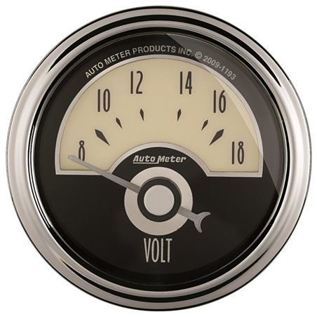 AutoMeter Gauge Voltmeter 2-1/16in. 18V Elec Cruiser Ad