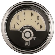 AutoMeter Gauge Voltmeter 2-1/16in. 18V Elec Cruiser Ad