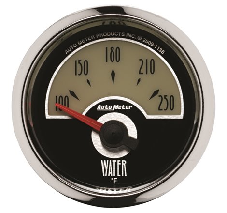 AutoMeter Gauge Water Temp 2-1/16in. 250 Deg. F Elec Cruiser