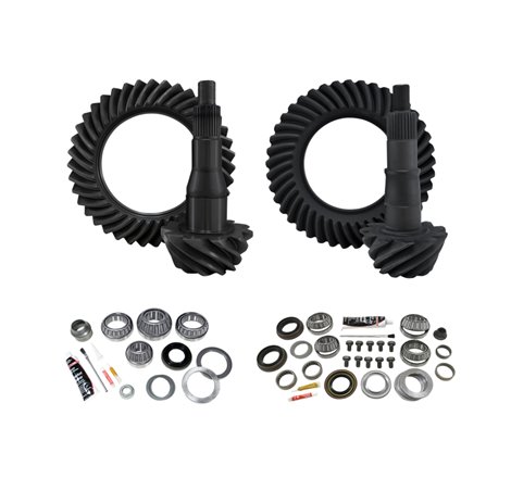 Yukon Gear & Install Kit Package for 11-19 Ford F150 9.75in Front & Rear 4.56 Ratio