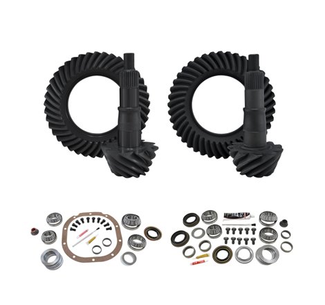 Yukon Gear & Install Kit Package for 09-14 Ford F150 8.8in Front & Rear 3.73 Ratio
