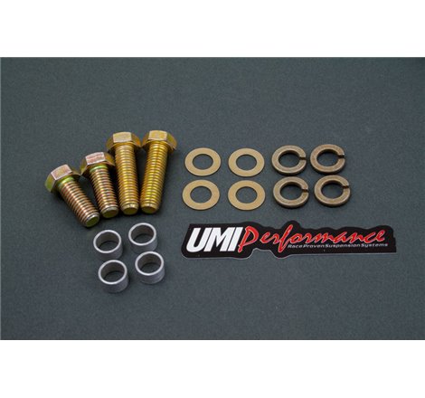 UMI Performance 82-02 GM F-Body Rear Torque Arm Hardware Kit Moser 12-Bolt