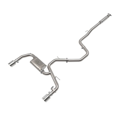 aFe Takeda 22-23 Hyundai Elantra N L4-2.0L (t) 3in 304 SS Cat-Back Exhaust w/ Polished Tips