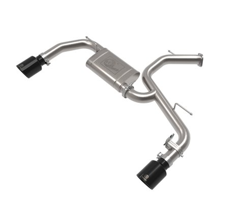 aFe Takeda Hyundai Elantra N 22-23 L4-2.0L (t) 3in SS Axle-Back Exhaust System w/ Black Tips