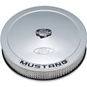 Ford Racing Air Cleaner Kit - Chrome w/Mustang Emblem