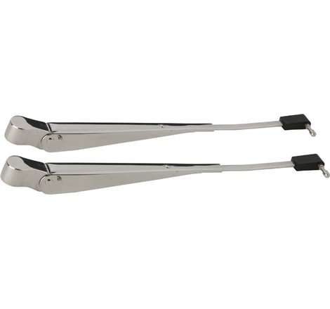 Kentrol 87-95 Jeep Wrangler YJ Windshield Wiper Arms Pair - Polished Silver
