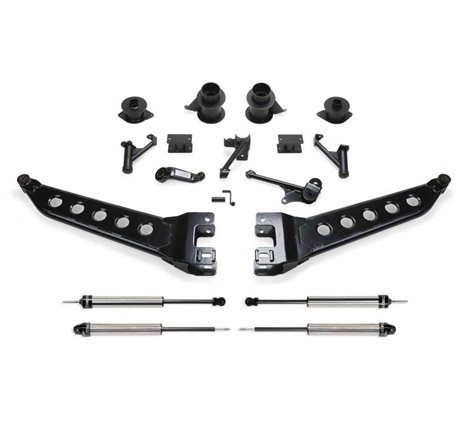 Fabtech 14-18 Ram 2500 4WD 5in Radius Arm System w/Coil Spacers & DL Shocks