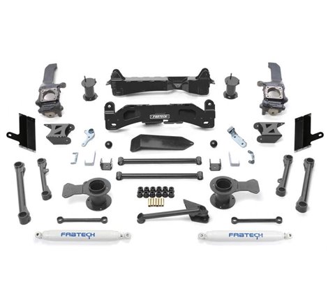 Fabtech 10-15 Toyota 4Runner 4WD 6in Basic Sys w/Perf Shks