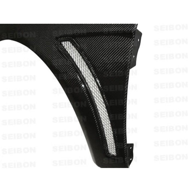 Seibon 08-12 Mitsubishi Evo X 10mm Wider Carbon Fiber Fenders