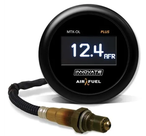 Innovate MTX-OL PLUS Wideband Digital Air/Fuel Ratio OLED Gauge Kit 8ft w/O2 Sensor
