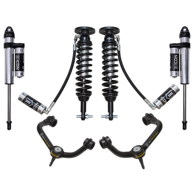 ICON 2015+ Ford F-150 2WD 1.75-3in Stage 4 Suspension System w/Tubular Uca