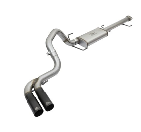 aFe Rebel Series 3in Stainless Steel Cat-Back Exhaust System w/Black Tips 07-14 Toyota FJ Cruiser