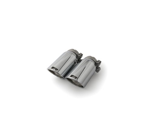 Remus Stainless Steel 84mm Angled Rolled Edge Chrome Tail Pipe Set (Pair)