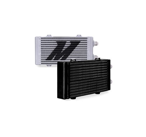 Mishimoto Universal Small Bar and Plate Dual Pass Black Oil Cooler